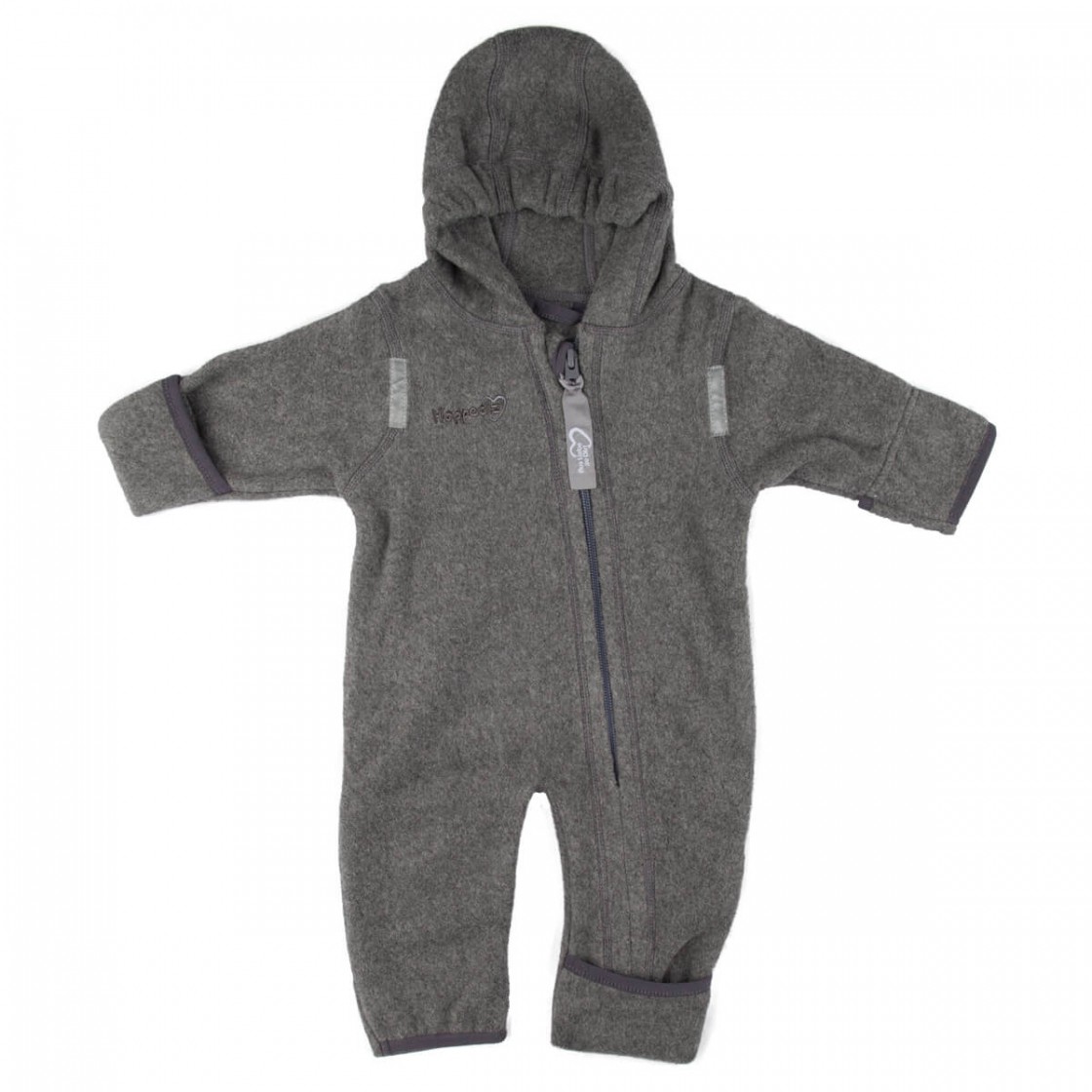 Hoppediz fleece organic cotton onesie mawaho.nl