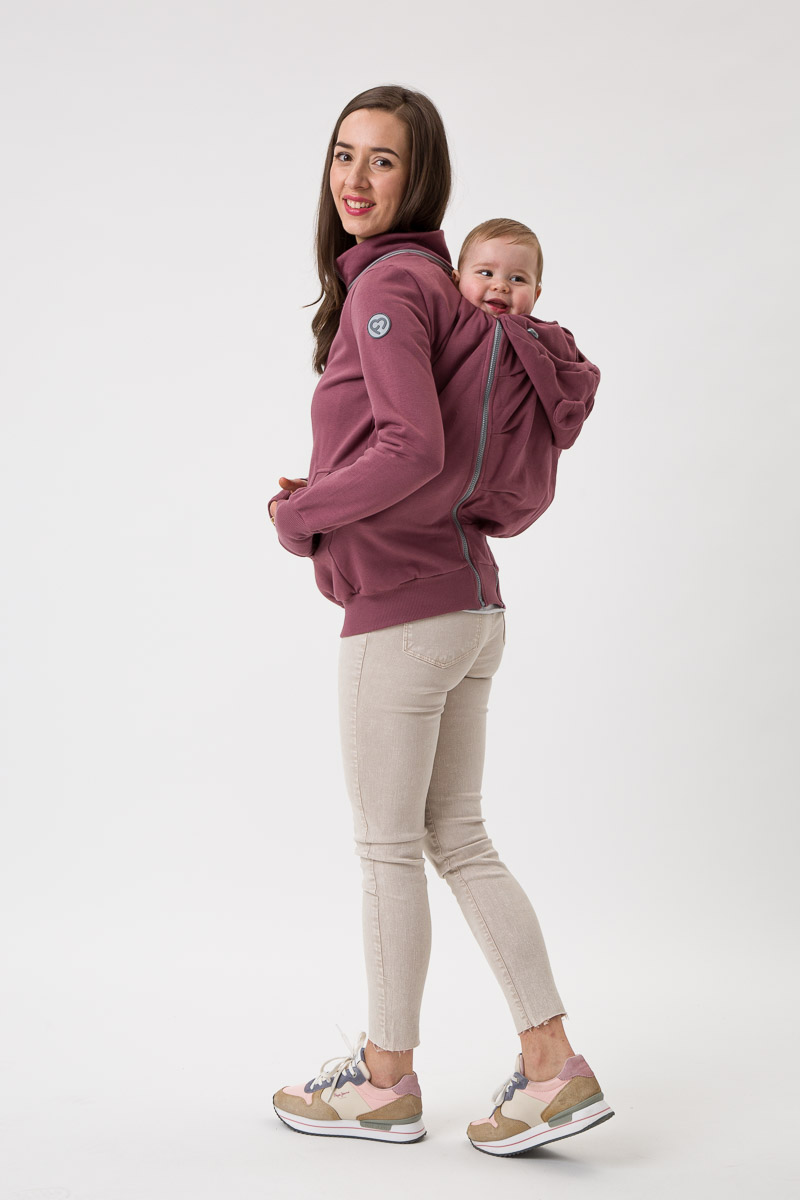 Fun2bemum Pola positie- en draagvest rose brown mawaho.nl