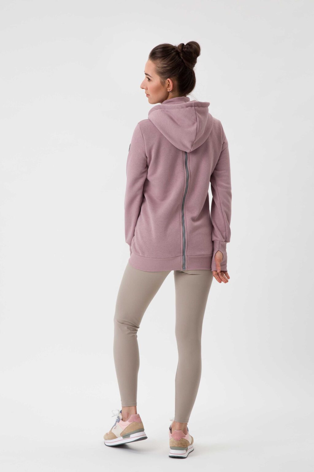 Fun2bemum Pola positie- en draagvest Dusty Pink