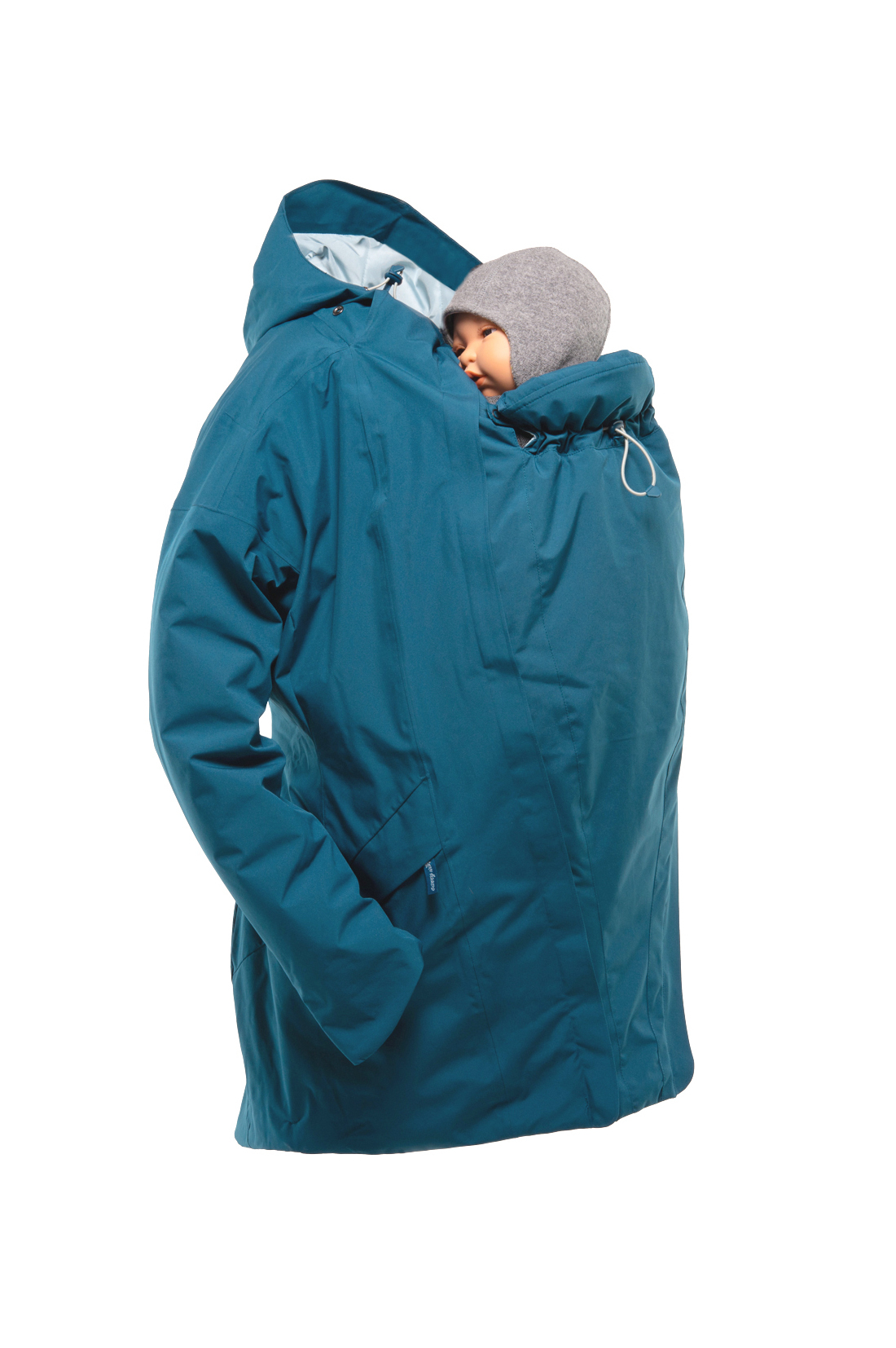 Mamalila Parka WinterWander deep teal mawaho.nl