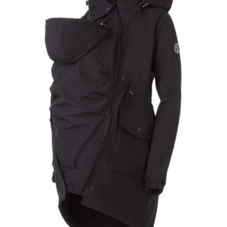 Fun2bemum Parka softshell positie- en draagjas Black mawaho.nl