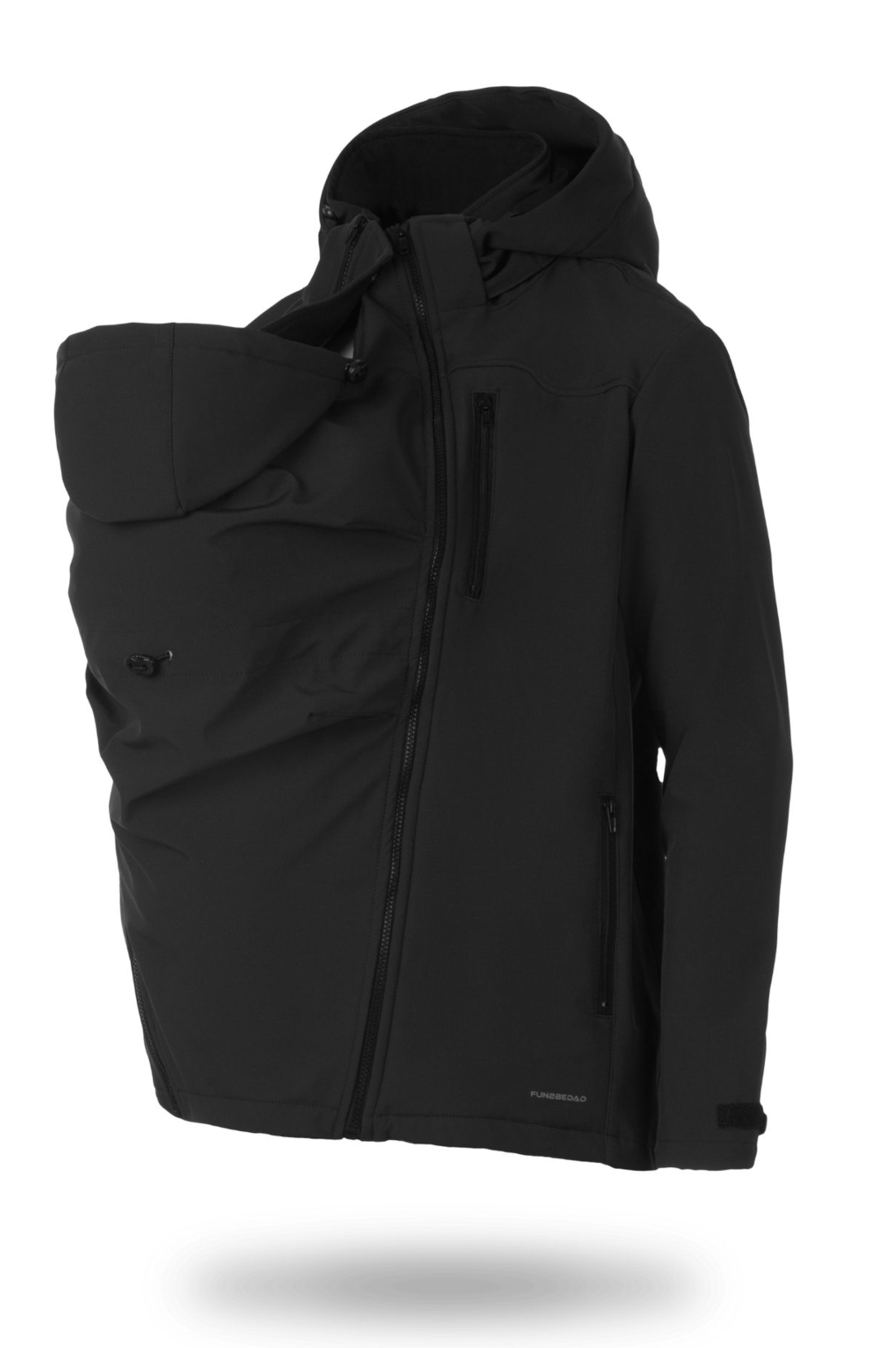 mawaho fun2bemum elbrus softshell papa draagjas zwart